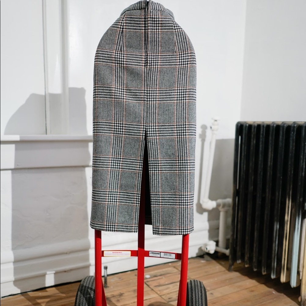 H&M Houndstooth Pencil Skirt